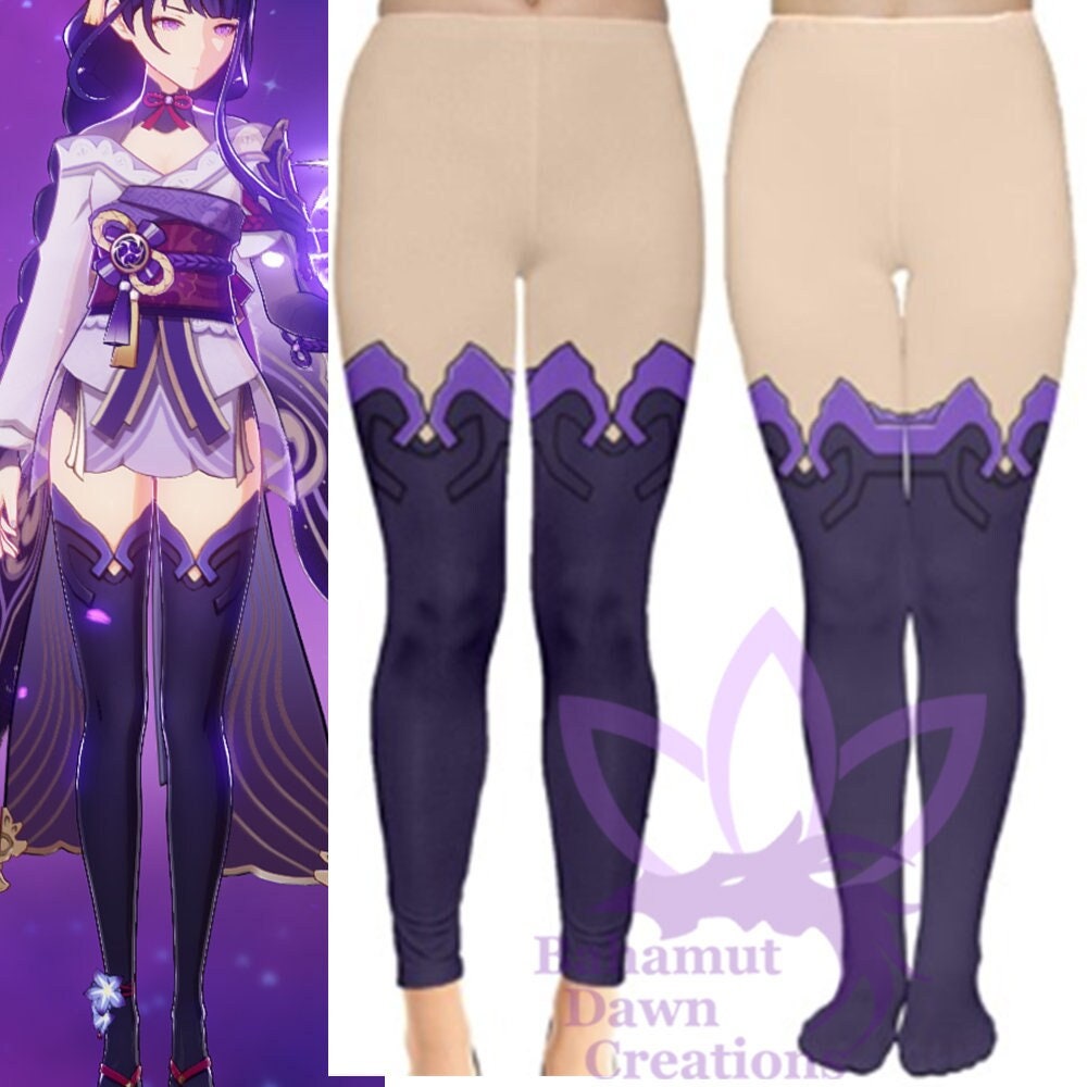 Shogun Leggings Shogun Tights V1 Genshin Impact EI Raiden Shogun