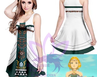 Zelda Tears of the Kingdom dress no sleeves legend of zelda Zelda cosplay