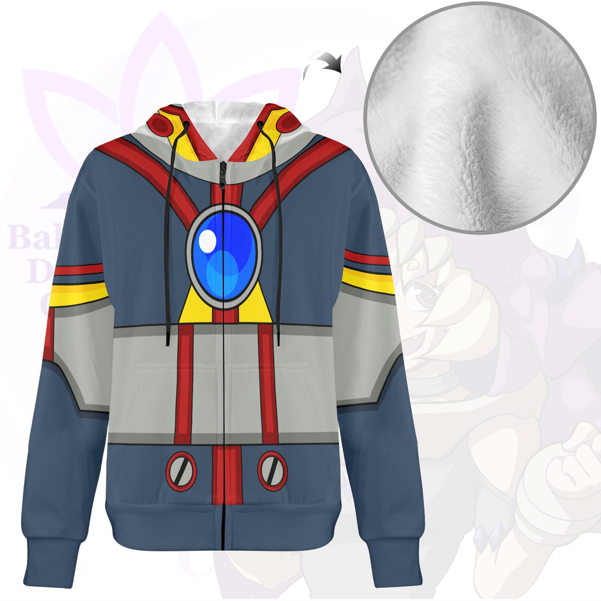 Axl Megaman X Inspired Hoodie Zip up Fleece Unisex Cosplay Mmx - Etsy