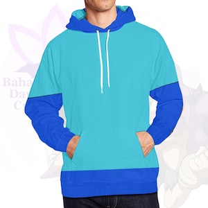 Sudadera con capucha de cosplay de Megaman Sudadera con capucha unisex de Megaman PULL OVER