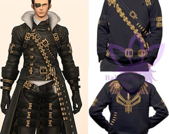 Gunbreaker Final Fantasy 14 Hoodie Gunbreaker Final Fantasy Hoodie FF14 Hoodie