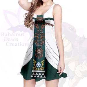 Zelda Tears of the Kingdom dress no sleeves legend of zelda Zelda cosplay