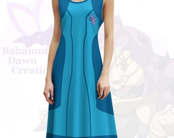 Zero Suit Samus Inspired Skater Dress Metroid Cosplay Samus