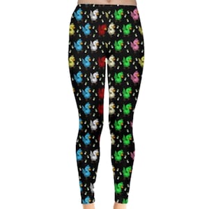 Chocobo Leggings Final Fantasy Strumpbyxor Chocobo Cosplay Kläder