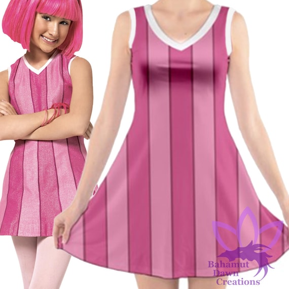 Lazy Town Stephanie Dress Cosplay Costume Custom Made