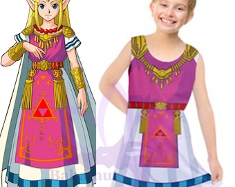 Zelda kids dress A Link To The Past dress Kids Zelda LTTP dress