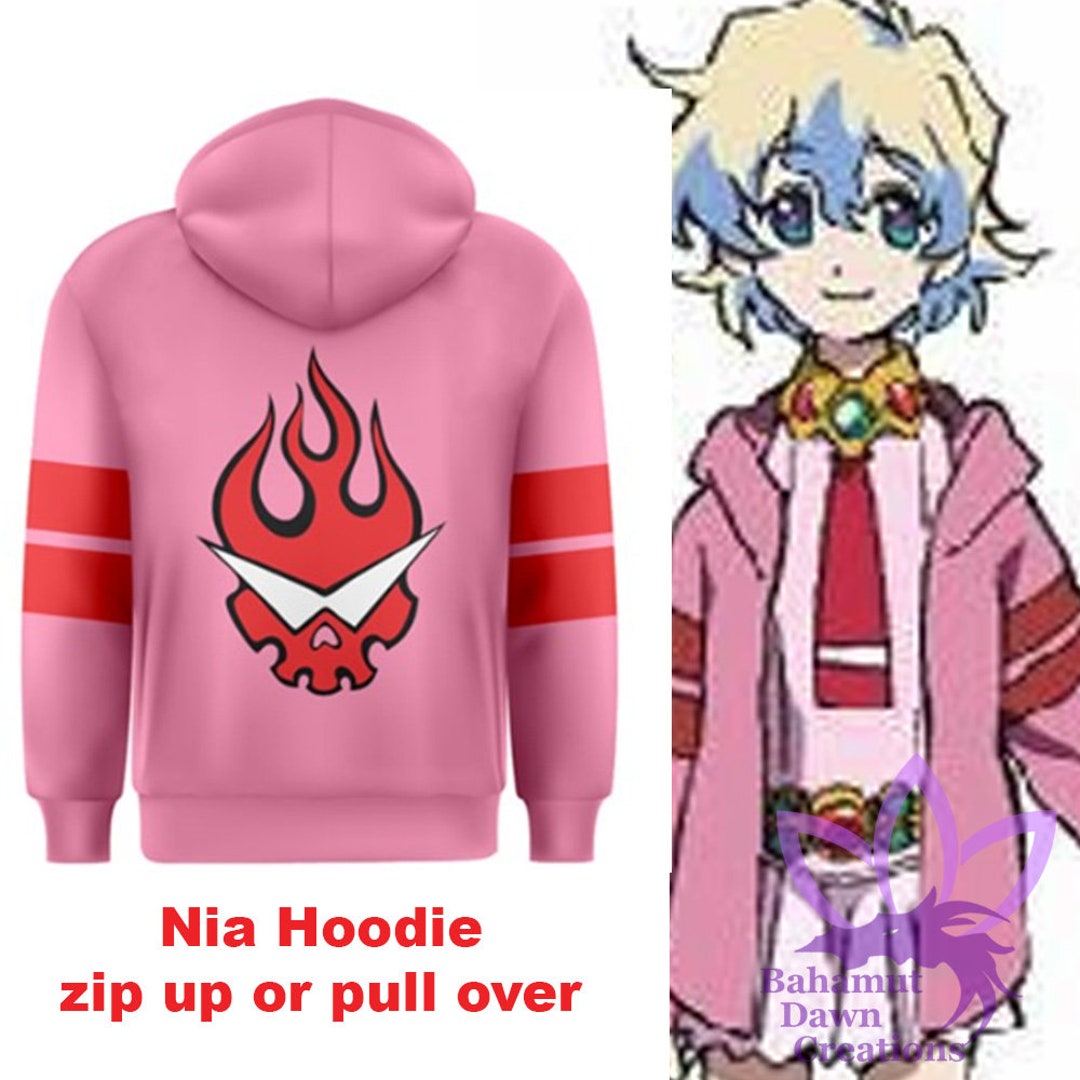 Nia Hoodie Gurren Lagann Etsy Canada