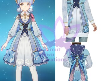 Ayaka Springbloom Missive Dress Genshin Impact Ayaka cosplay Dress Genshin Ayaka dress