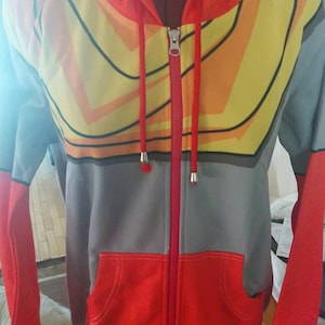 Megaman Protoman Bass Hoodies ZIP UP Hoody Megaman Cosplay Bass Costume UNISEX