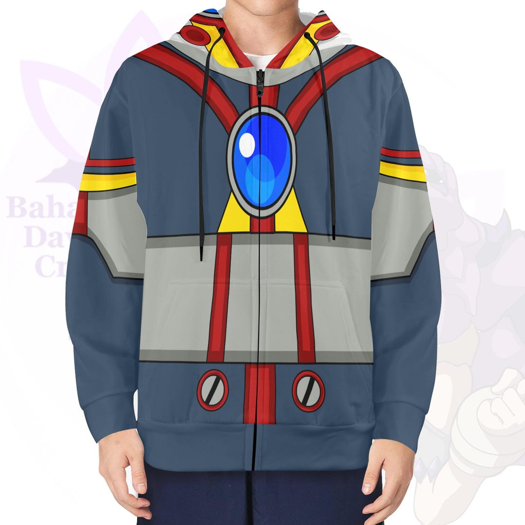 Axl Megaman X Inspired Hoodie Zip up Fleece Unisex Cosplay Mmx - Etsy