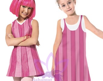 Stephanie wig Lazy Town Cartoon Déguisement Halloween Enfant Costume Accessoire Stephanie wig Lazy Town Cartoon Déguisement Halloween Enfant Costume Accessoire