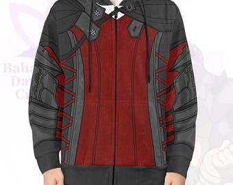 Clive Rosfield Cosplay Hoodie Final Fantasy XVI Zip-Up Unisex FF16
