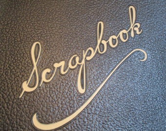 Vintage Scrapbook, Vintage Unused Book. Spiral Binder, Vintage Crafting Keepsake Book, Picture Album Pages Photo Album, Memory Book