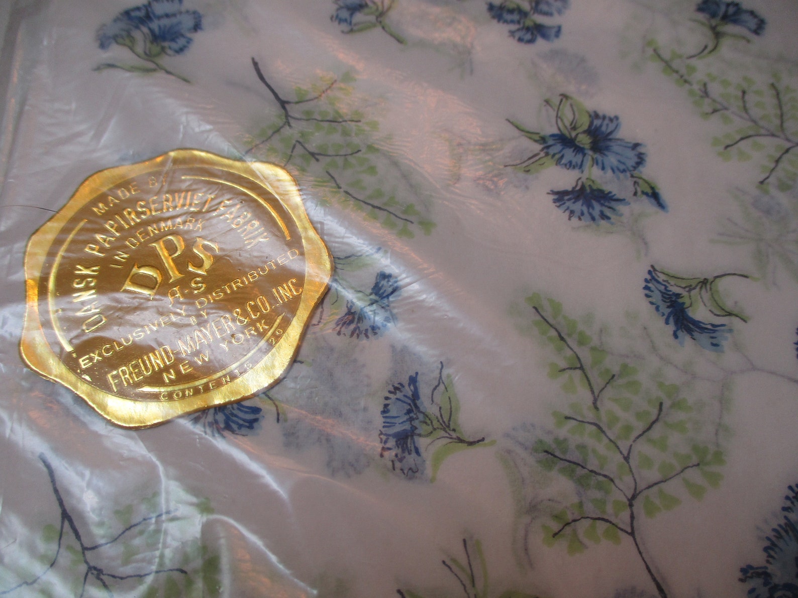 Vintage Paper Napkins Original Package Dansk Napkins Etsy