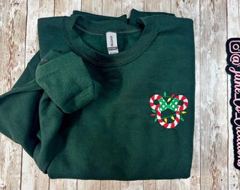 Minnie Christmas embroidered Sweatshirt