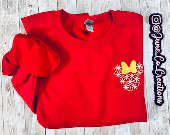 Minnie Daisy embroidered Sweatshirt