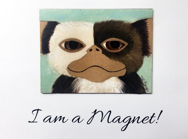 Gizmo Gremlins Refrigerator Magnet 2/" by 3/"