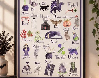 Alfabeto de Halloween / ABC espeluznante