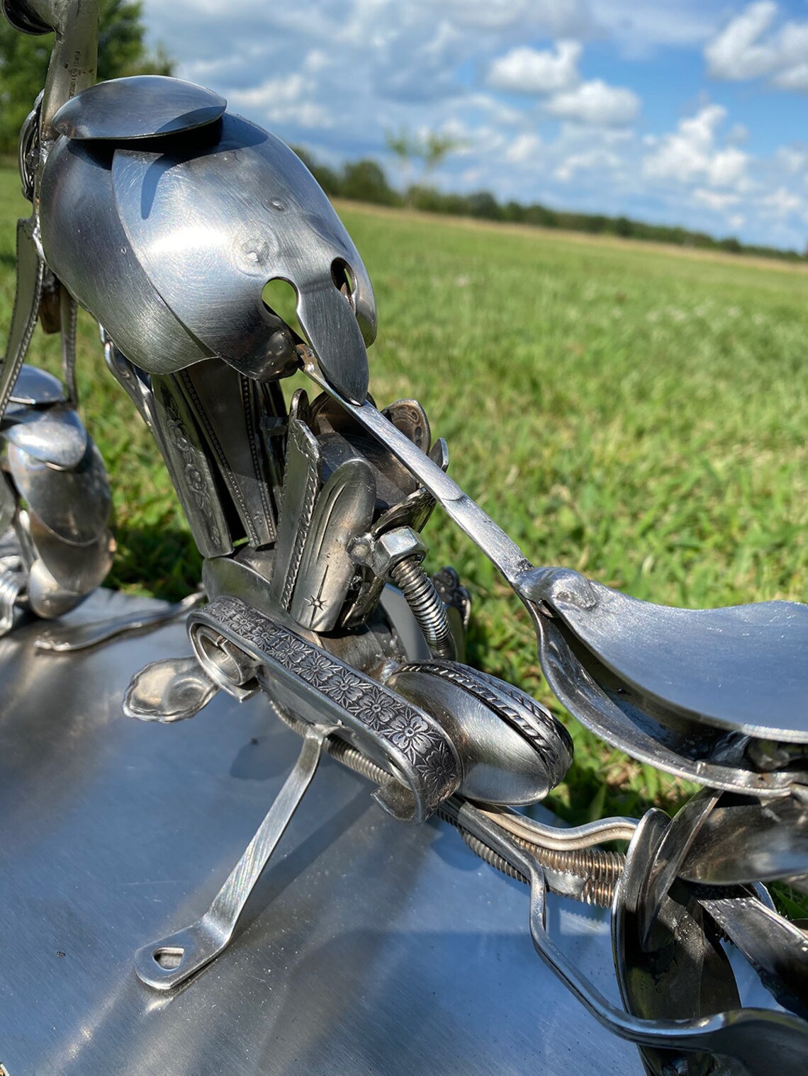 Motorcycle Art Spoons Forks Utensils Moto Motorcycles Trophy Etsy.de