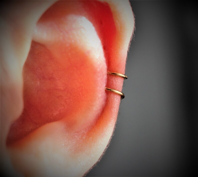 Small Ear Cuff Helix Gold Ear Cuff Minimalist Ear Cuff No Etsy Canada