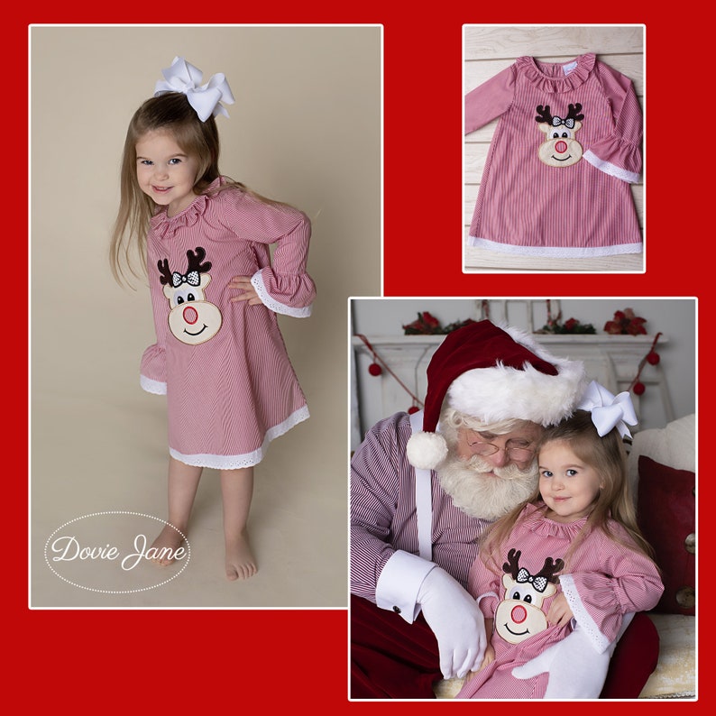 etsy baby girl christmas dress