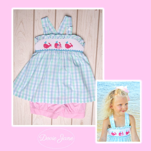 smocked girl outfits