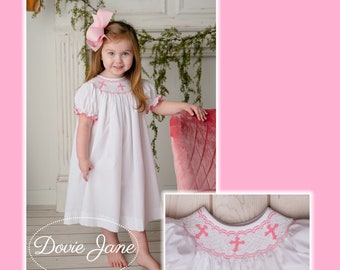 Cross Dress Girls Easter Dress Christening Dress Baptism Dress Christening Baptism Cross Easter Girls Easter Outfit Church Dress