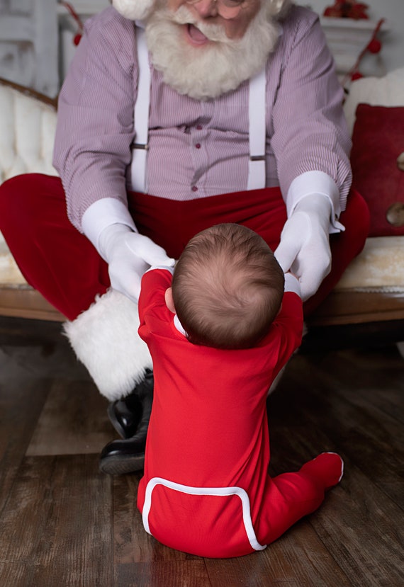 Christmas Floral- Ruffle Buttflap PJs