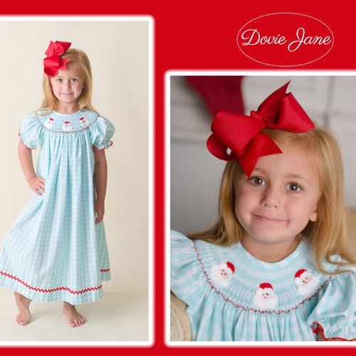 smocked santa