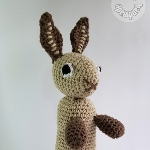 The Die-hard Kick Bunny (pdf crochet pattern)