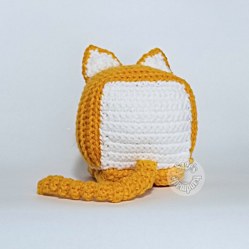 Crumble the Cat Loaf amigurumi Kitty PDF Crochet Pattern Etsy