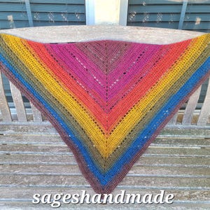 Rainbow PRIDE Shawl