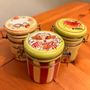 Susan Winget キャニスター4個セット　アメリカンカントリー Susan Winget Canister Set - Etsy