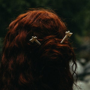 Viking Danish Axe Hairpin Historical Replica