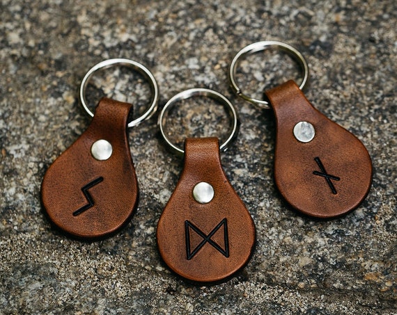 Runic Double Sided Keychain