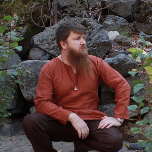 Copper Orange Viking Age Tunic