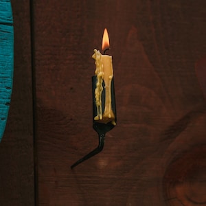 Forged Angled Candle Holder