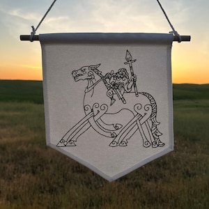 Sleipnir and Odin Wall Banner
