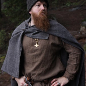 Diamond Twill Viking Age Cloak 100% Wool in a range of colors.