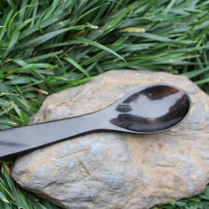 Hand Shaped Horn Spoon: Viking Medieval Utensil