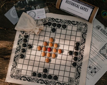 Hnefatafl and 12 Men's Morris 2 in 1 Game