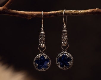 Gotland Lapis Lazuli Sterling Silver Earrings