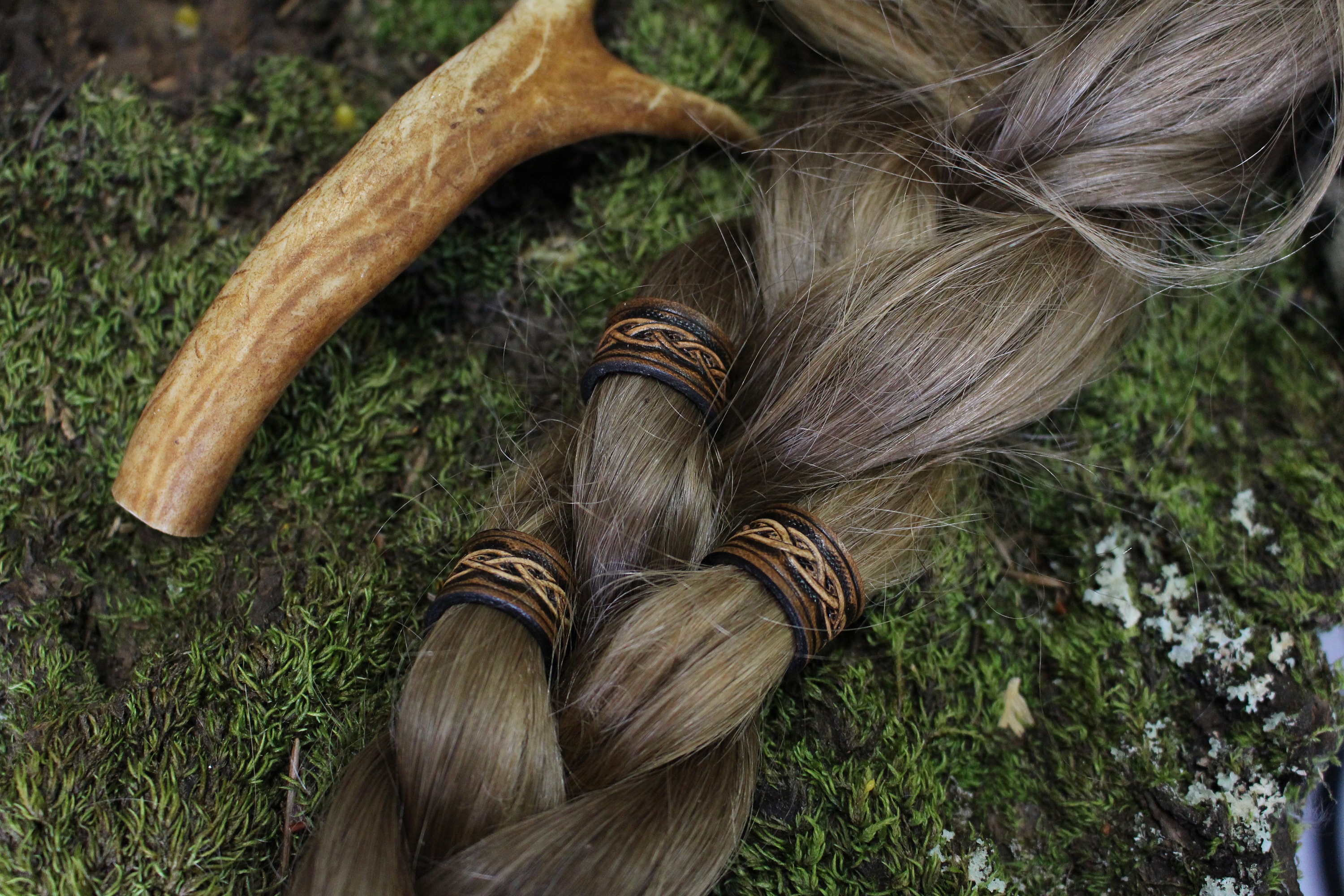 Leather Viking Hair/Beard Bead Etsy