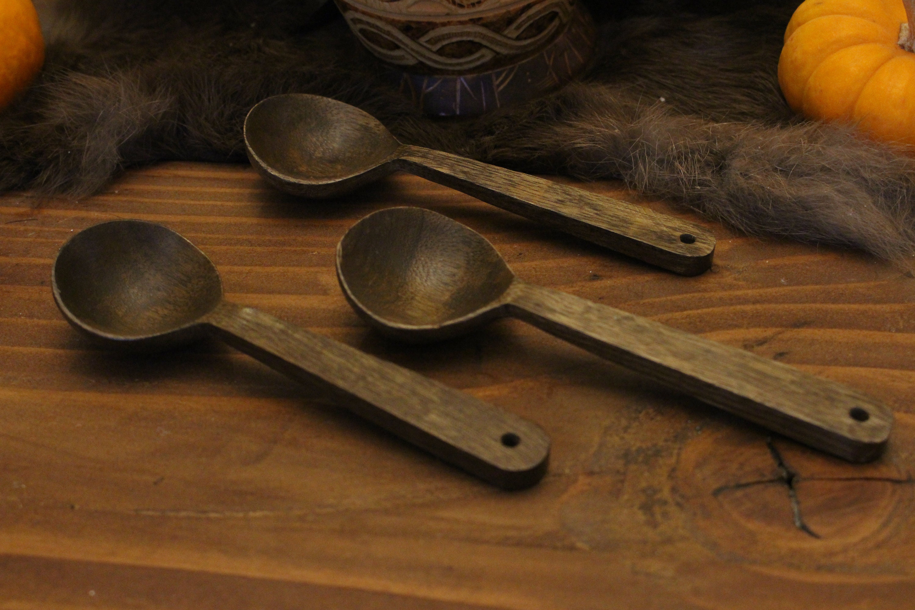 Wooden Spoon Re-Enactment Mango Wood LARP Historical Camping 