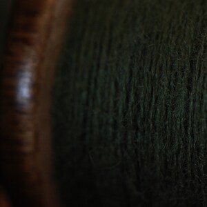 Green Sewing and Embroidery Thread 100% wool image 4