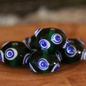 Swedish Iron Age Glass Bead Replica Matt