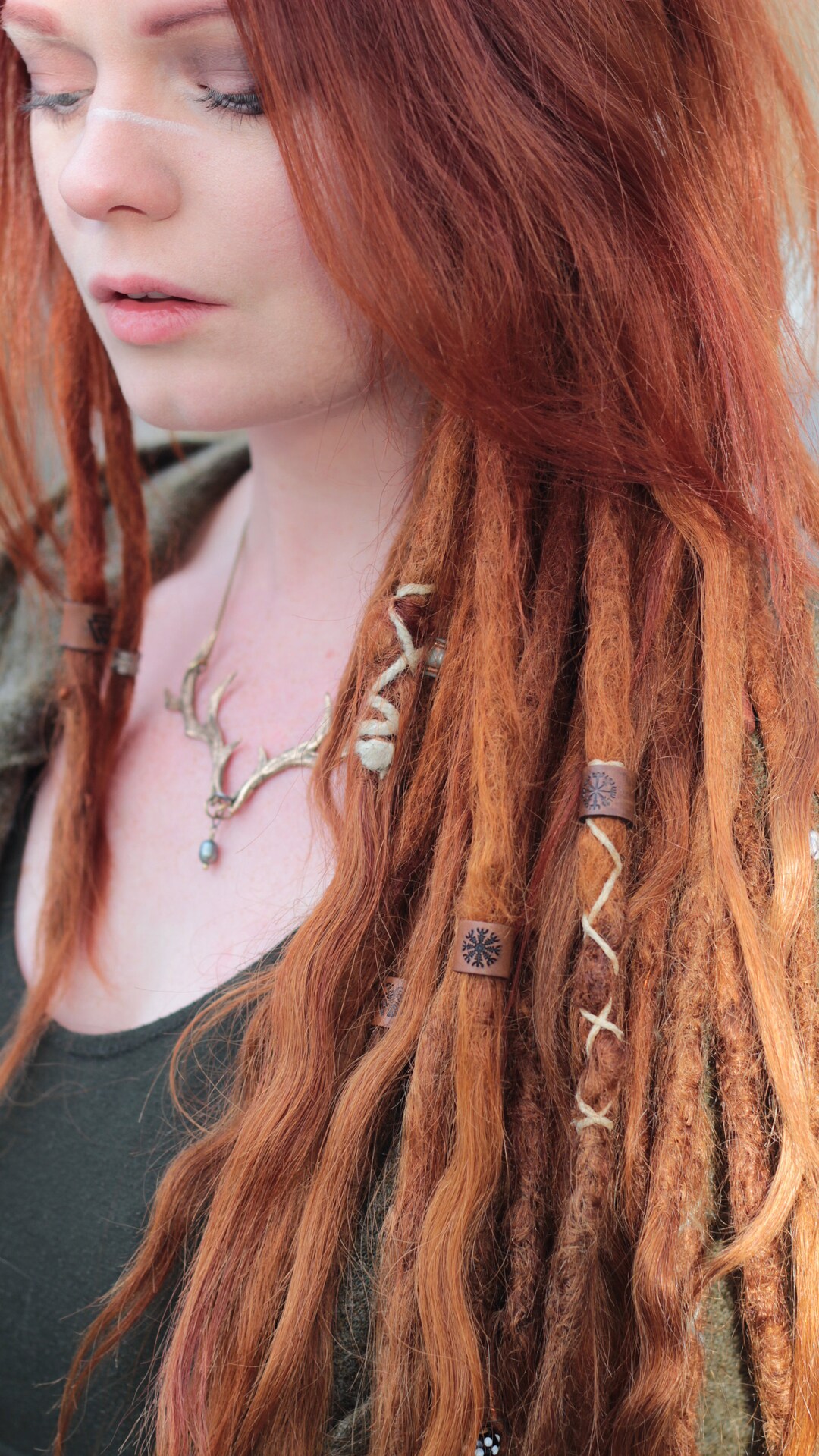 Helm of Awe Viking Hair/beard Bead Etsy