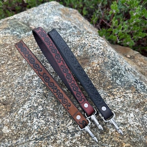 Yggdrasil Leather Norse Lanyard