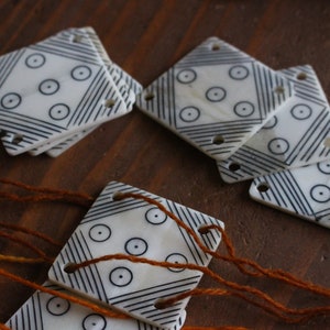 Tarjetas de tejido de tablillas de la época vikinga