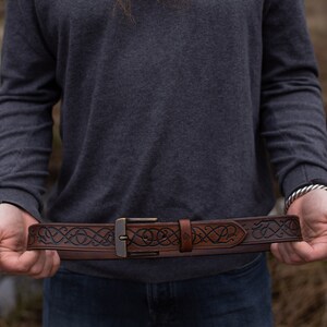Leather Belt For Rugged Lifetime Use.